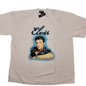 HSTRY by Nas x Elvis Airbrush Tee White XL NWT Hip Hop Streetwear 747-748